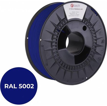 C-Tech Filament Do Drukarki 3D Premium Line, Petg, Ral5002, 1,75Mm, 1Kg, Ultramarine Blue (TIFCT7315)