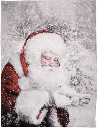 Pled Koc Świąteczny Santa Claus 130X170 Cm Wzór 2