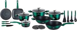 Zdjęcie Zilner Zestaw Garnków Z Powłoką Marmurową 21 El. Emerald Noir Zl 8542 - Mińsk Mazowiecki