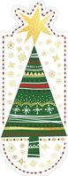 Zdjęcie Zakładka Magnetyczna Owal Choinka Z Gwiazdką - Kościan