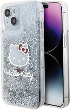 Hello Kitty Etui Liquid Glitter Charms Do Apple Iphone 14 Srebrny