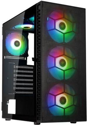 Kolink Observatory Hf Mesh Argb Midi Tower Case Czarny Desktop Czarny (PGWCHKOL110)