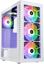 Kolink Observatory Hf Glass Argb Midi Tower Case Biały Desktop Biały (PGWCHKOL111)