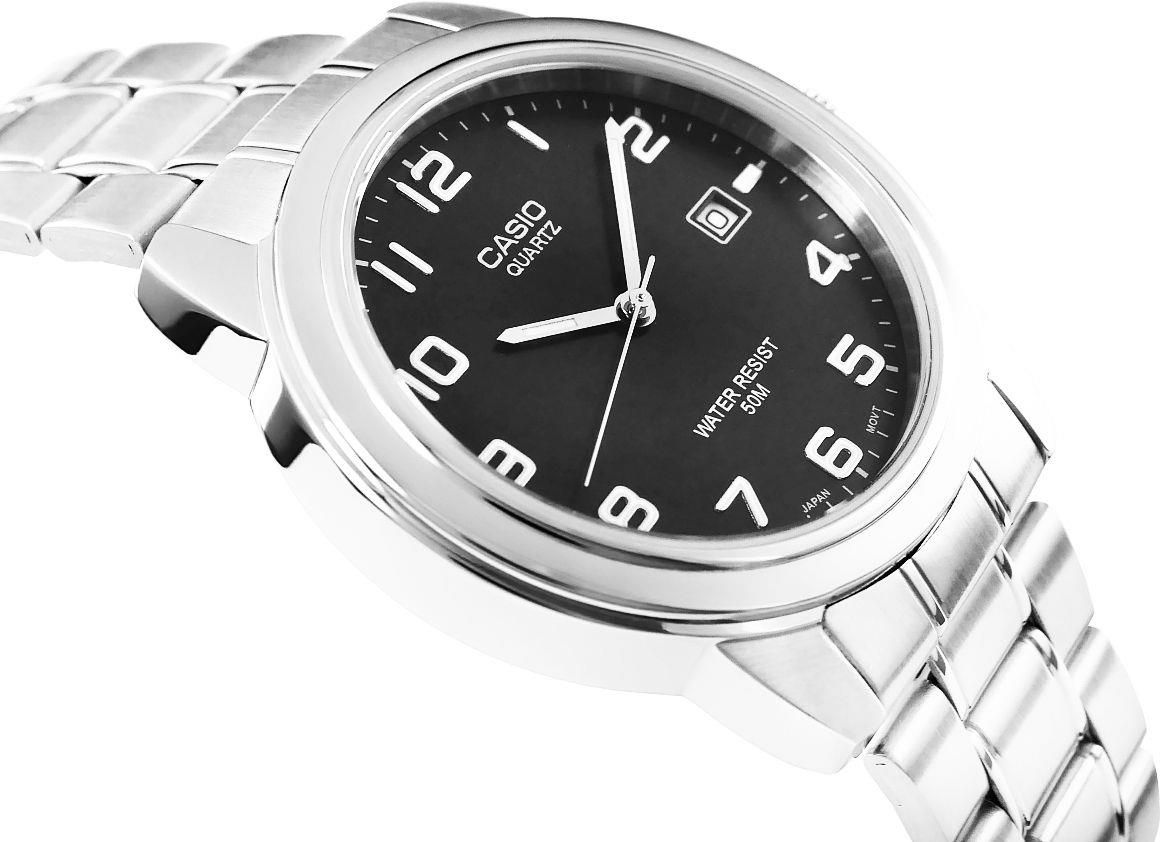 Orologio al quarzo Casio MTP 1221A 1AVEG COLLECTION Silver e Black