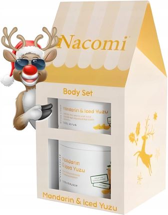 NACOMI Zestaw Body Set Mandarin & Iced Yuzu (Peeling, 100ml + Mus, 180ml)