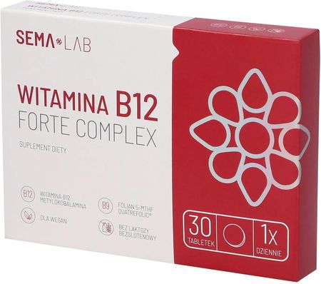 Laboratoria Gemini Sema Lab Witamina B12 Forte Complex 30Tabl. Powlekanych