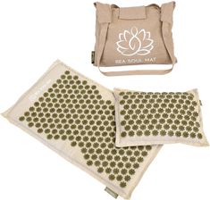 Zdjęcie 313 Rea Soul Mat Mata Do Akupresury Z Poduszką Lniana Złota - Wisła