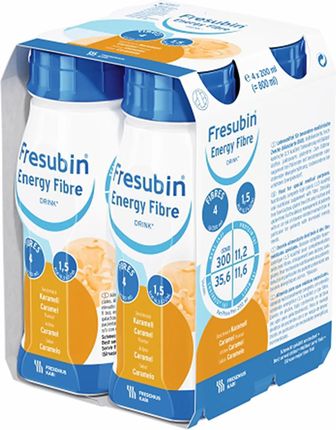 Fresenius Kabi Fresubin Energy Fibre Drink Preparat Odżywczy Smak Karmelowy 4X200Ml