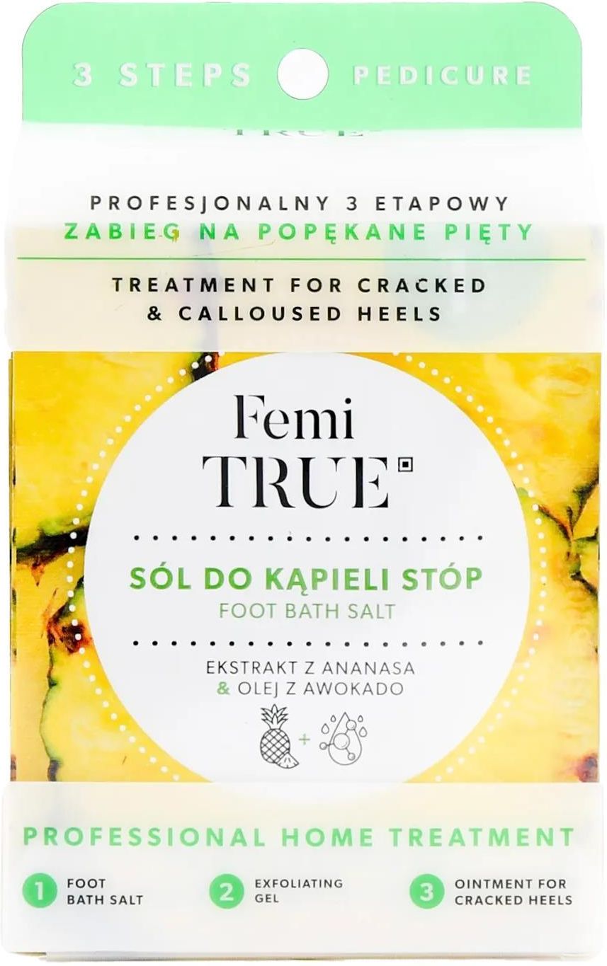 Kosmetyk do stóp Femi Trade Femi True Profesjonalny 3Etapowy Zabieg Na