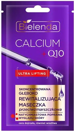 Bielenda Calcium +Q10 maseczka skoncentrowana głęboko rewitalizująca 8g