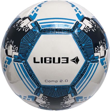 Piłka Nożna Ligue Comp 2.0 White-Navy-Blue Roz.4