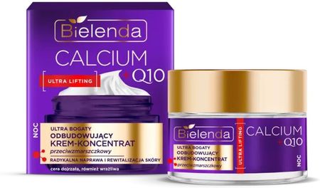 Krem Bielenda Calcium +Q10 ultra bogaty odbudowujący przeciwzmarszczkowy na noc 50ml