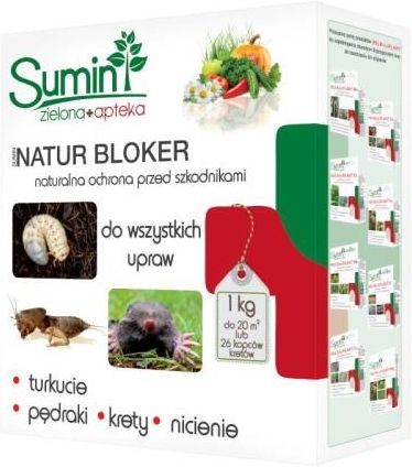 Sumin Natur Bloker 1kg  Preparat Na Pędraki Krety Turkucie