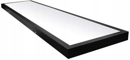 Ledlight Zehra Led Panel Sufitowy 60W Natynkowy 120 X 30Cm Plafon Kolor Czarny 6000K (Domledp6000K)