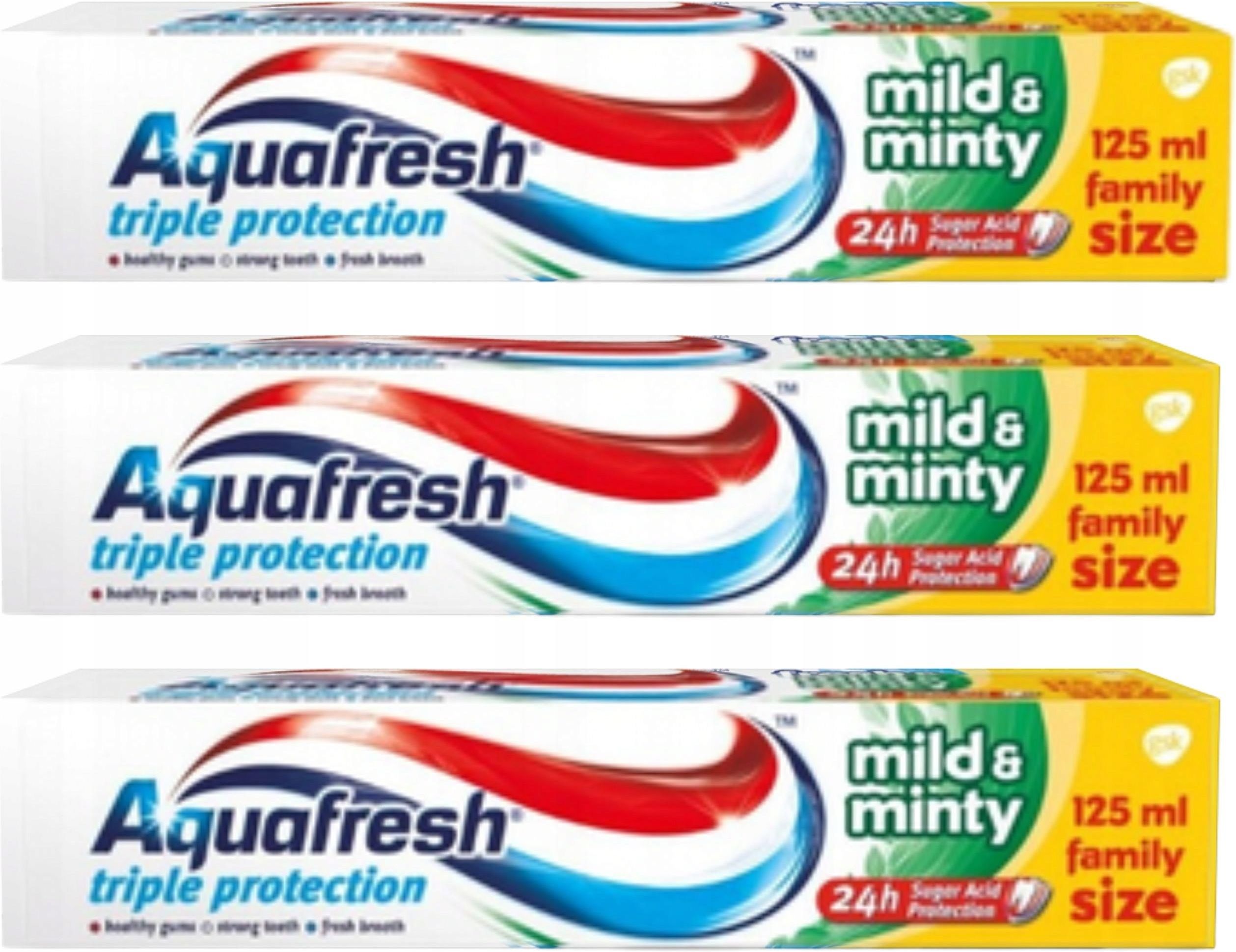 Aquafresh Triple Protection Mild Minty Pasta Do Z B W X Ml Opinie