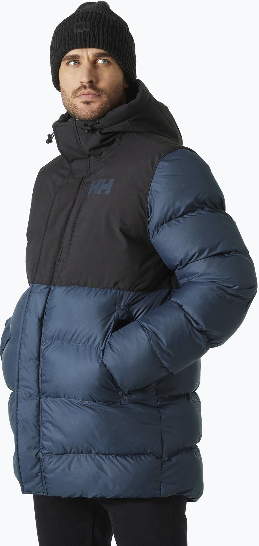 Helly Hansen Płaszcz Puchowy Męski Active Puffy Long Alpine Frost Ceny i opinie Ceneo pl