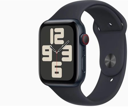 Apple Watch SE 2023 GPS+Cellular Koperta 44mm Z Aluminium W Kolorze Północy Z Opaską Sportową W Kolorze Północy (MRH83DHA)
