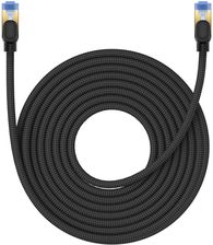 Baseus w oplocie kat. 7 Ethernet RJ45, 10Gbps, 10m czarny (B0013320B11107)