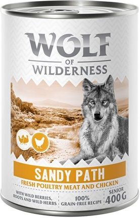 Wolf Of Wilderness Senior Expedition Sandy Path Drób Z Kurczakiem 6X400G