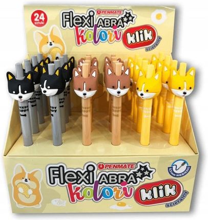 Penmate Długopis Flexi Abra Kolori Click Fox