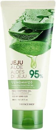 Krem The Face Shop aloesowy 95% Jeju Aloe Fresh Soothing Gel na dzień i noc 300ml