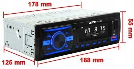 Radioodtwarzacz samochodowy Radio Samochodowe 1Din Usb Sd Mikrofon Bluetooth  - Opinie i ceny na