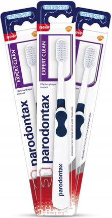 Parodontax Expert Clean Extra Soft Szczoteczka do zębów delikatna dla dziąseł 3 szt.