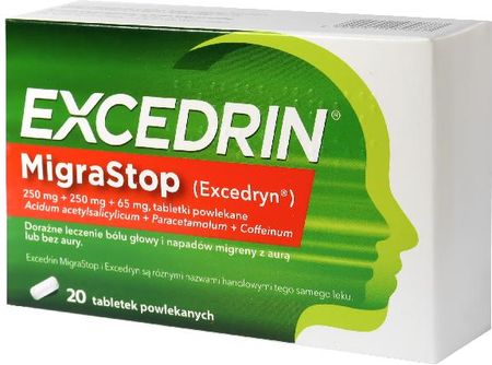 Excedrin Migrastop 10 tabletek (Import równoległy)