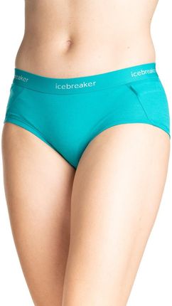 Icebreaker Bokserki Sprite Hot Pant-Flux Green