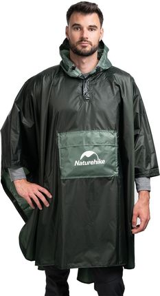 Naturehike Peleryna Color Matching Raincoat Cnh23Rg001 Army Green