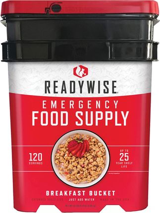 Żywność liofilizowana ReadyWise pakiet żywnościowy - 120 porcji śniadaniowych
