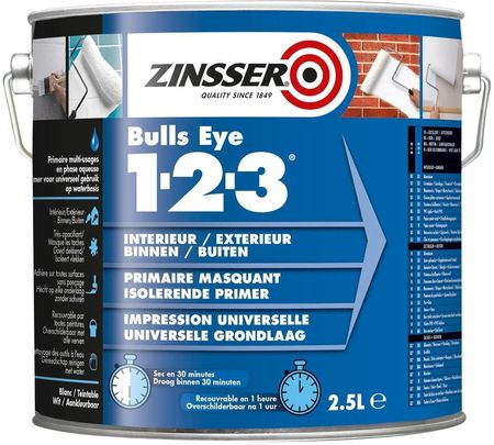 ZINSSER BULLS EYE 1-2-3 (1 litr)