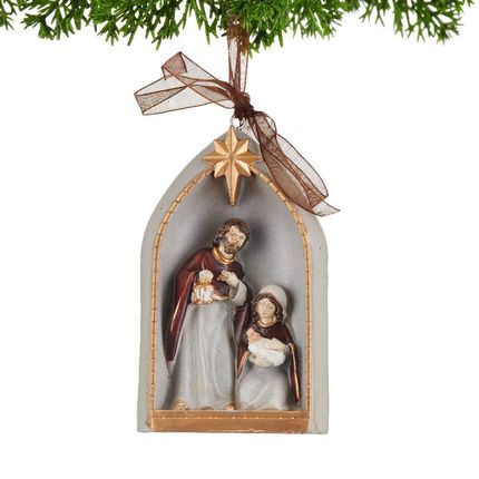 Villa Italia Zawieszka 10cm Ozdoba Świąteczna Holy Family