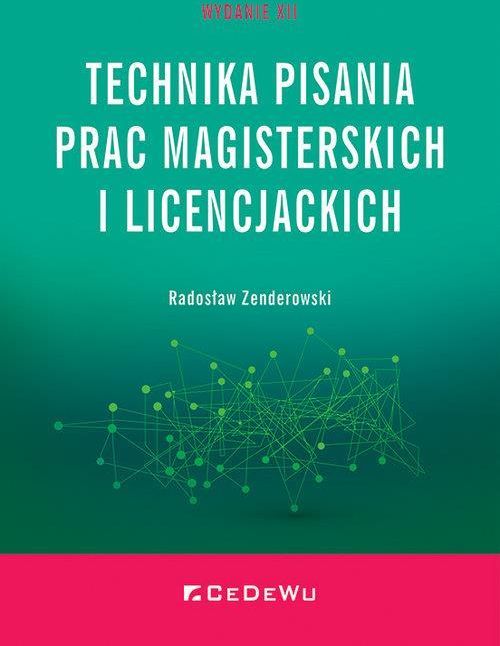 Technika Pisania Prac Magisterskich I Licencjac... - Radosław ...