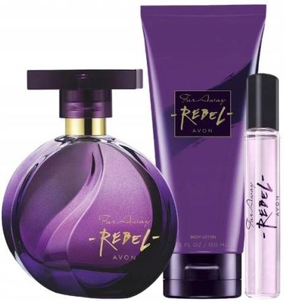 AVON Zestaw Kosmetyków Far Away Rebel Perfumy ZESTAW PREZENTOWY PREZENT