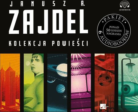 Janusz A. Zajdel Kolekcja powieści Książka audio CD/MP3 Janusz Zajdel - #wspierampolskiemarki