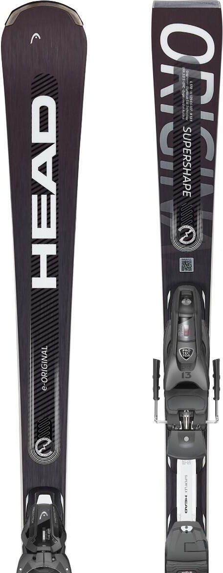 Ski HEAD SUPERSHAPE E-ORIGINAL + Fixation PR 13 GW - Noir - Homme 2023