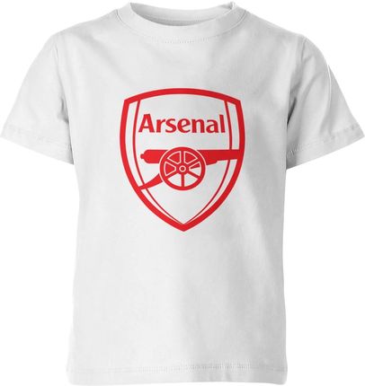 Arsenal Dziecięca Koszulka Prezent Dla Sportowca Małego Piłkarza Fana Piłki Nożnej 152, Biały