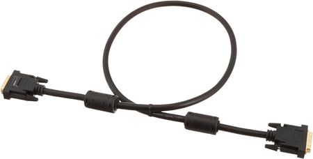 Kabel Przewód DVI-DVI 24+1 Adapter Pozłacane Czarny Do Monitora 0.9 M