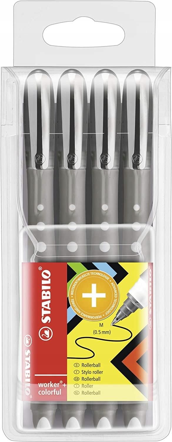 Stabilo Pióro Kulkowe Worker+ 0.5Mm 4szt. Ceny i opinie Ceneo.pl