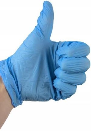 Zarys Rękawice Nitryl Diagnostyczne 'S' A'100 Niebieskie