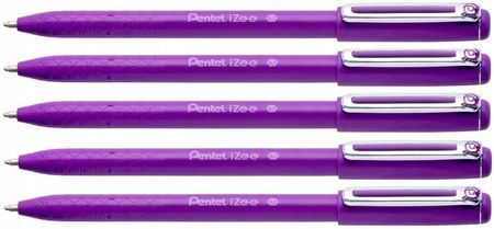 Pentel Długopis Izee 0,7 Bx 457 Fioletowy 5Szt.