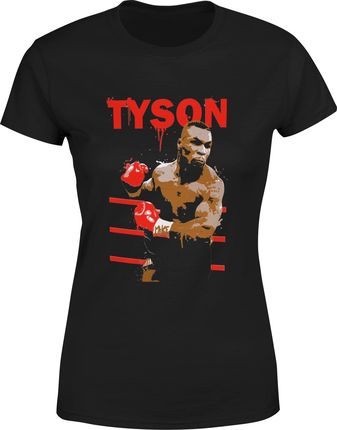 Mike Tyson Damska koszulka (XL, Czarny)