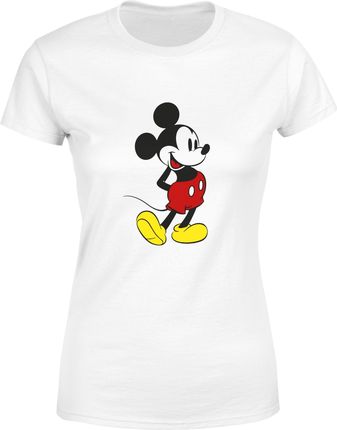 Myszka Miki Damska koszulka (L, Biały)