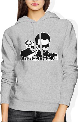 Depeche mode memento mori Damska bluza z kapturem (S, Szary)