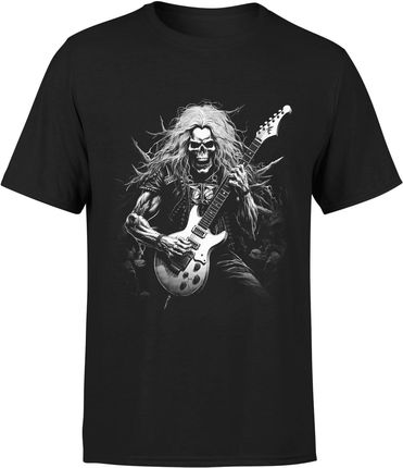 Metal Metalowa Rockowa Męska koszulka (S, Czarny)