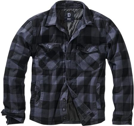 Kurtka Brandit Lumber Jacket Black/Grey Gingham 