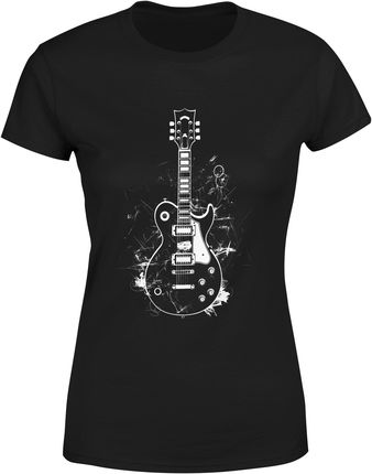 Gitara Elektryczna Damska koszulka (S, Czarny)