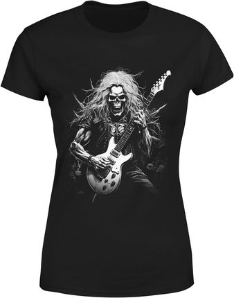 Metal Metalowa Rockowa Damska koszulka (M, Czarny)