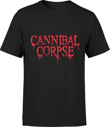 Cannibal Corpse death metal Męska koszulka metalowa rockowa (M, Czarny)